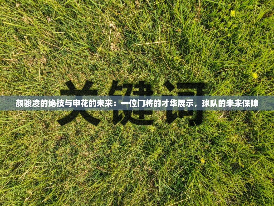 颜骏凌的绝技与申花的未来：一位门将的才华展示，球队的未来保障  第1张